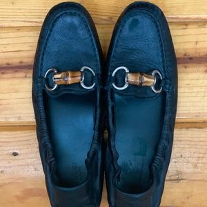 Gucci Shoes - Gucci Bamboo Horsebit Driver Loafer Black - Size 8 Gucci Shoes - Gucci Bamboo Horsebit Driver Loafer Black - Size 8